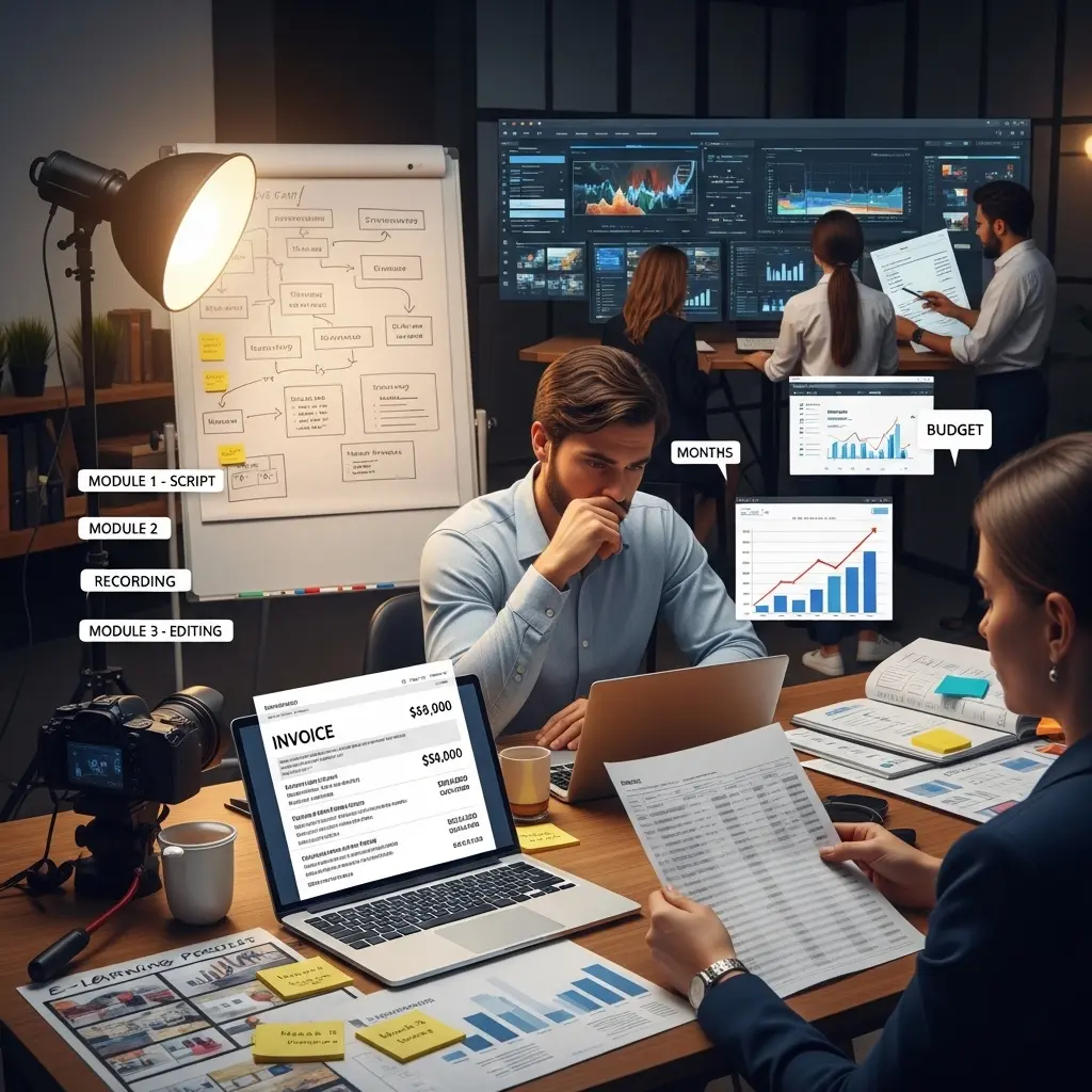 High cost of enterprise e-learning content creation